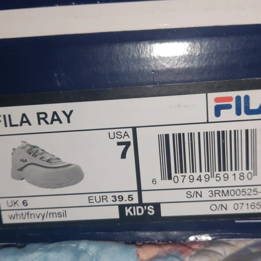 Fila Ray Kid's SintheticColor white/Navy/msil Kid
